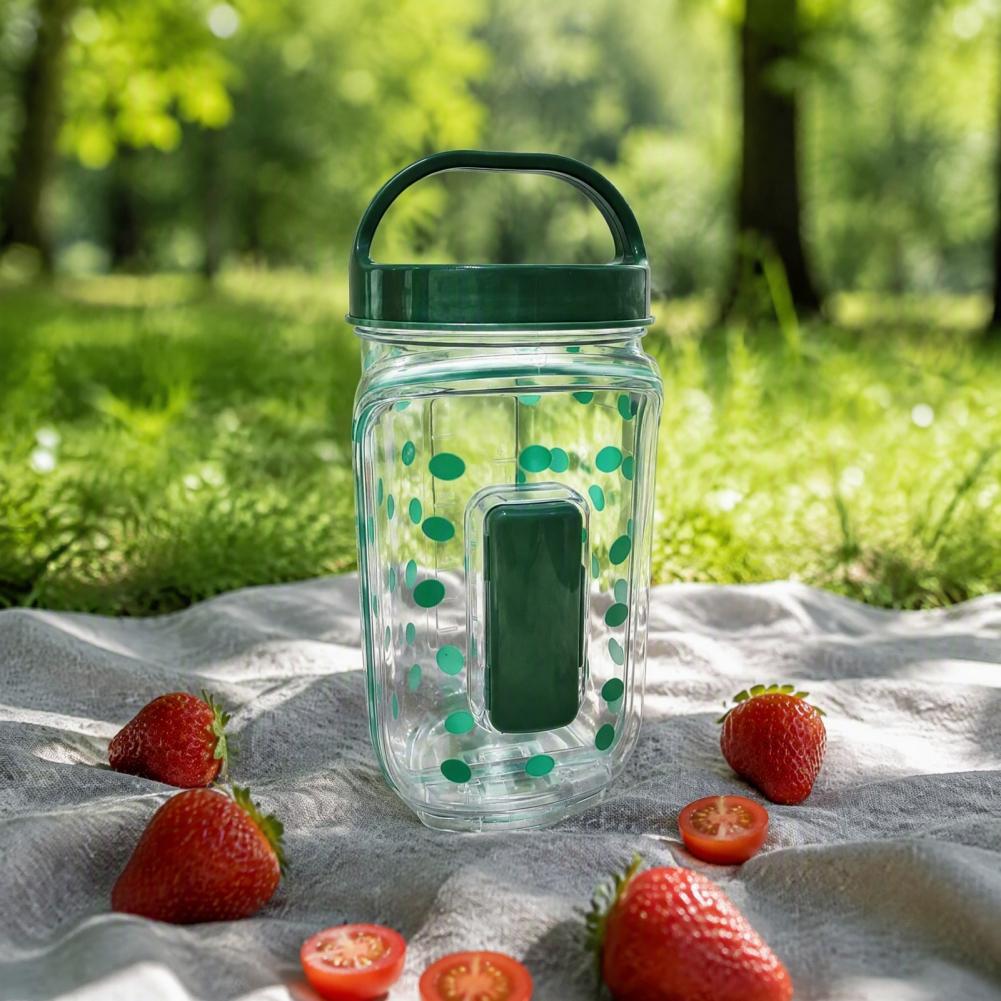 Meal Prep Jar Salad - وعاء غداء محمول للعمل، وعاء طعام