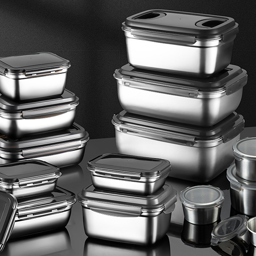 Meal Prep Plan - حاوية طعام من الفولاذ المقاوم للصدأ