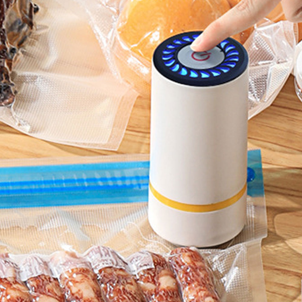 Meal Prep Vacuum Sealer - جهاز تفريغ الهواء اللاسلكي المحمول لحفظ