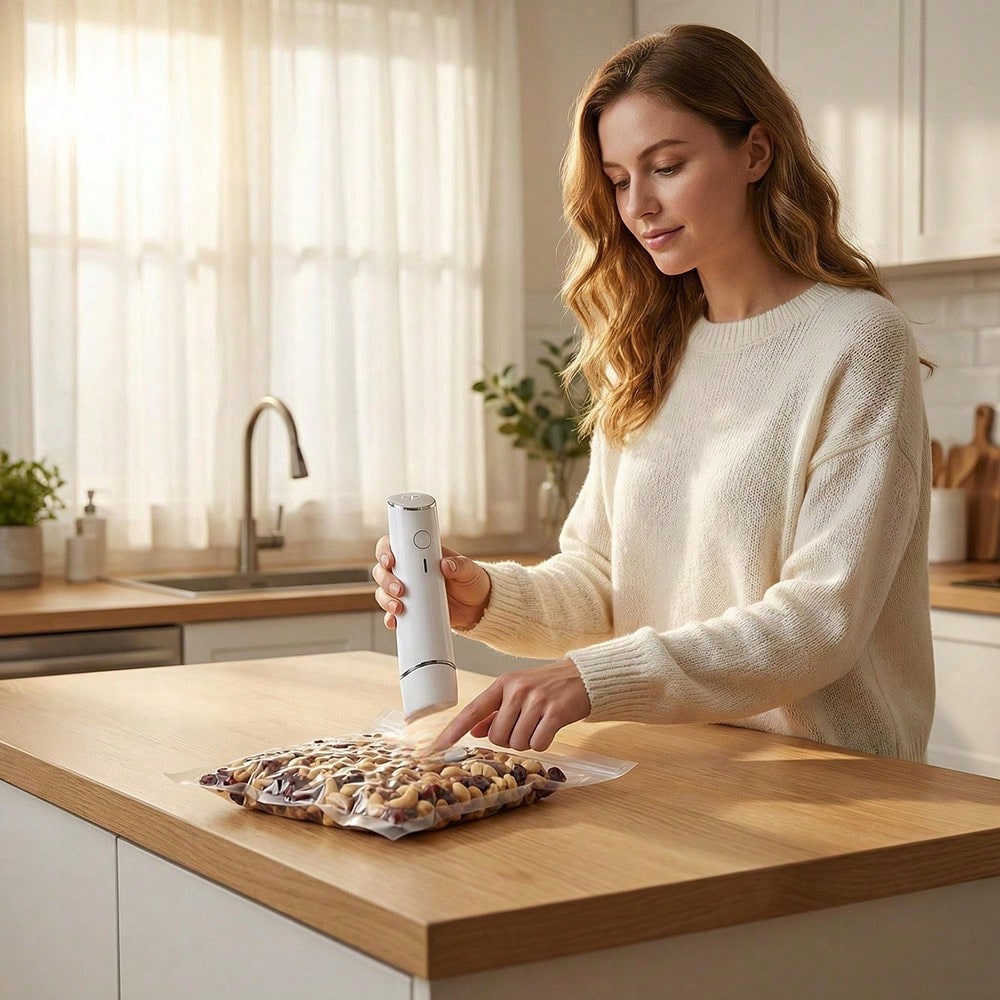 30 قطعة من أكياس التفريغ القاب - مراجعة Meal Prep Vacuum Sealer وسعره