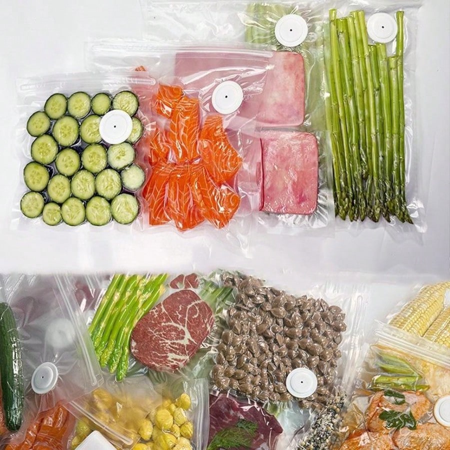 30 قطعة من أكياس التفريغ القاب - مراجعة Meal Prep Vacuum Sealer وسعره
