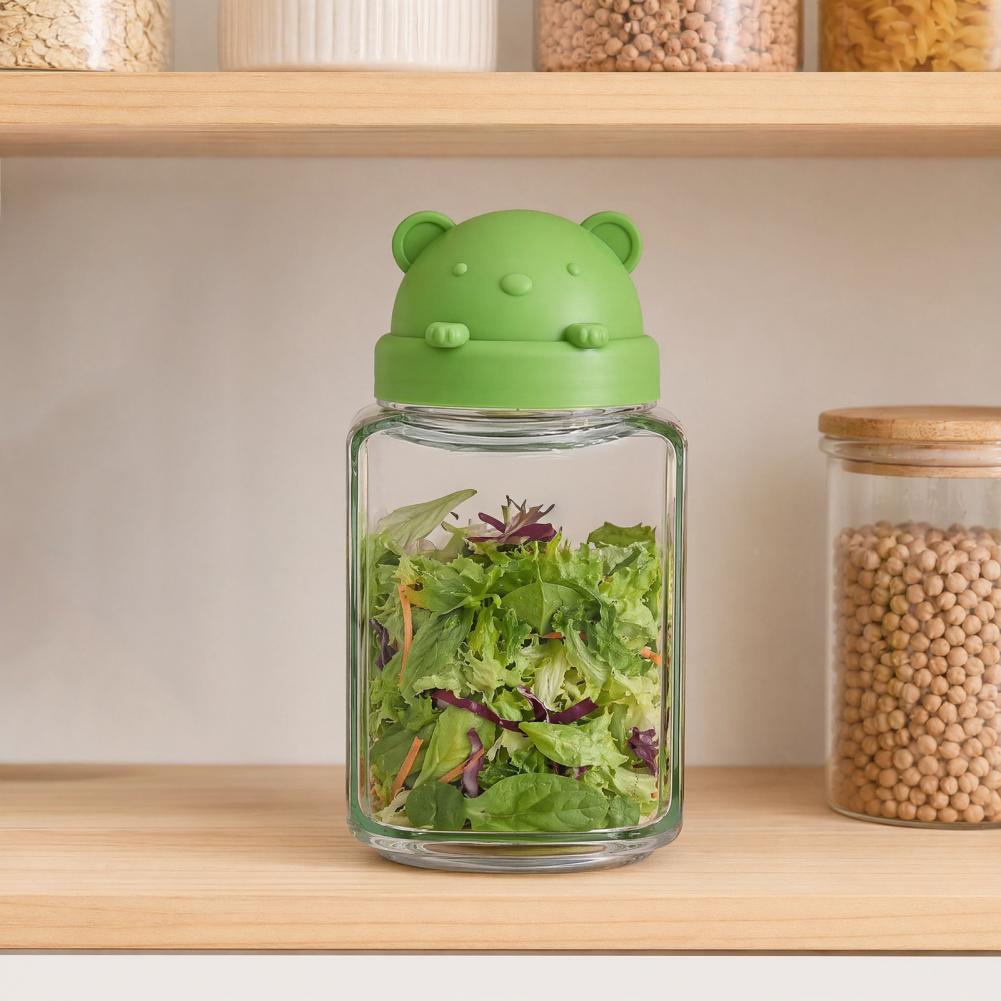 وعاء تخزين طعام أكريليك بتصميم - مراجعة Meal Prep Jar Salad وسعره