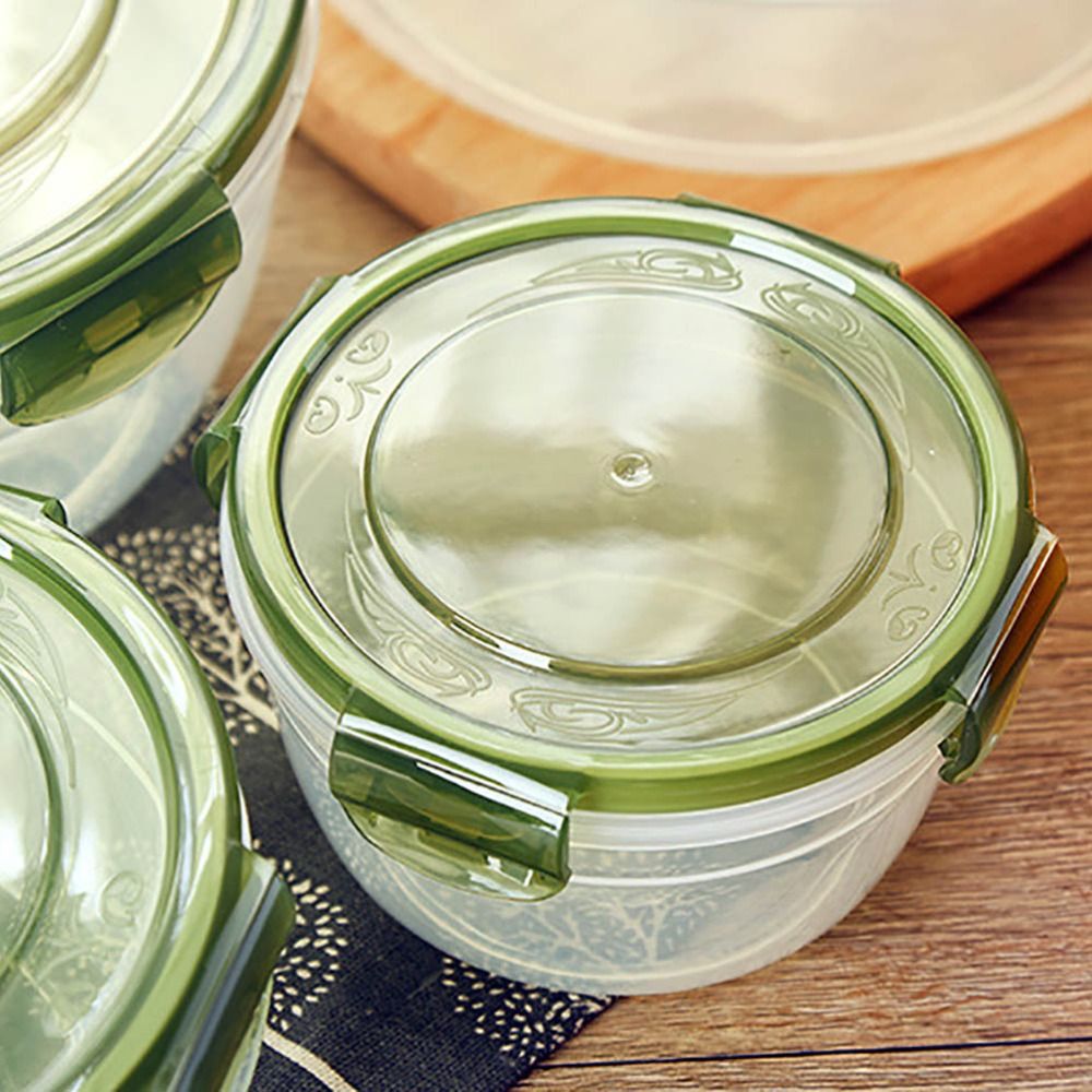 1/4 قطعة صندوق تخزين دائري من  - مراجعة Meal Prep Glass Containers Oven Safe وسعره