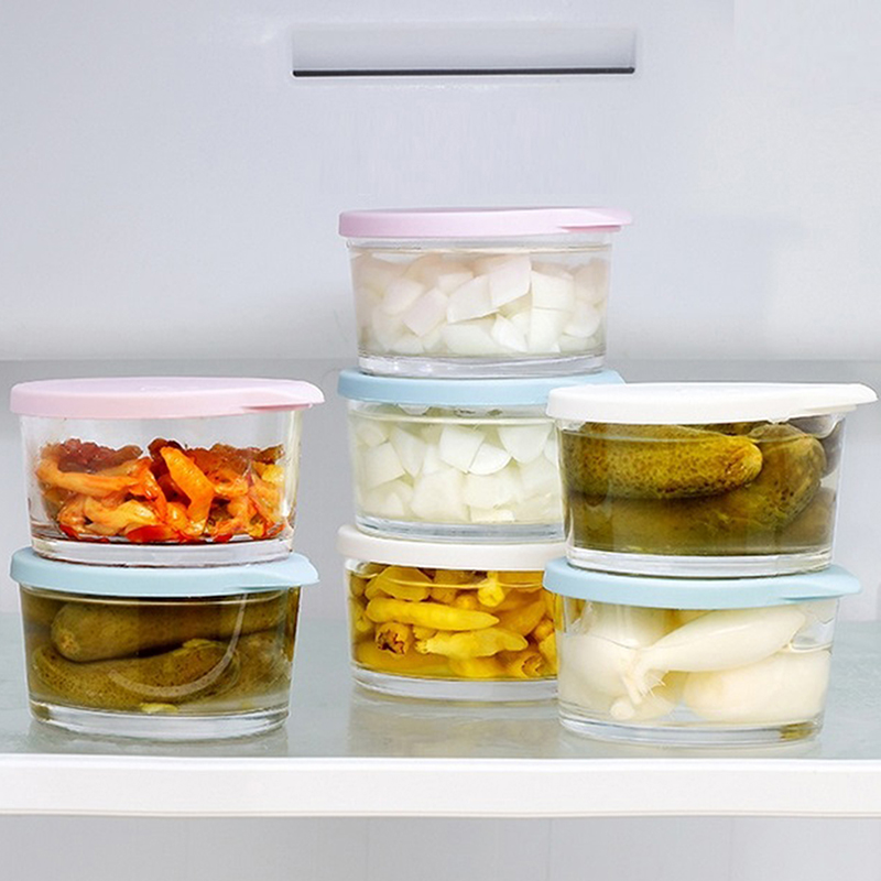 ● وعاء تخزين طعام دائري آمن لل - مراجعة Meal Prep Glass Containers Oven Safe وسعره