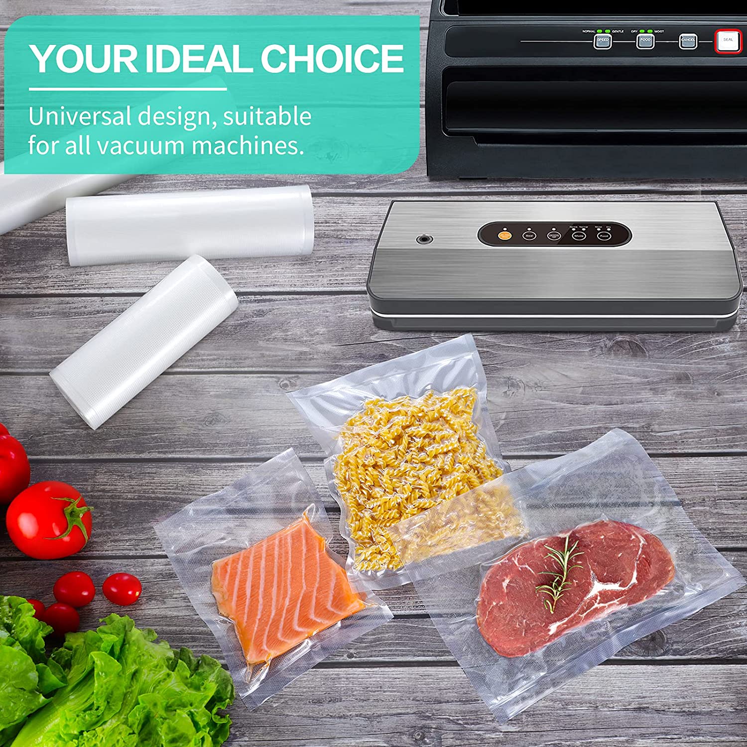 أكياس مطبخ للتفريغ الهوائي، أك - مراجعة Meal Prep Vacuum Sealer وسعره