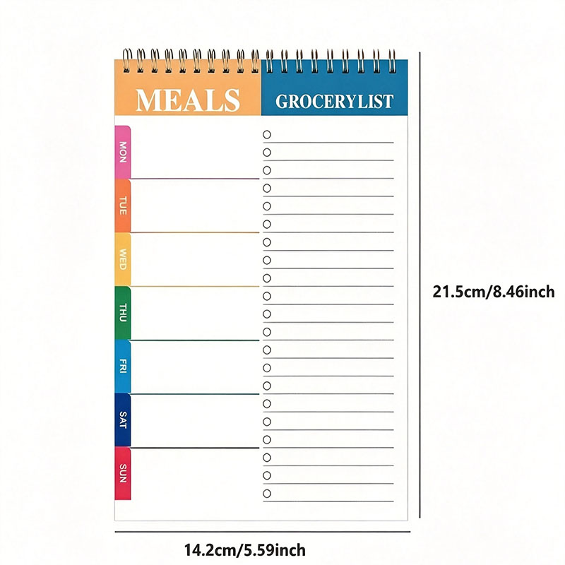 دفتر تخطيط وجبات الأسبوع 5.6×8 - مراجعة Meal Prep Plan وسعره