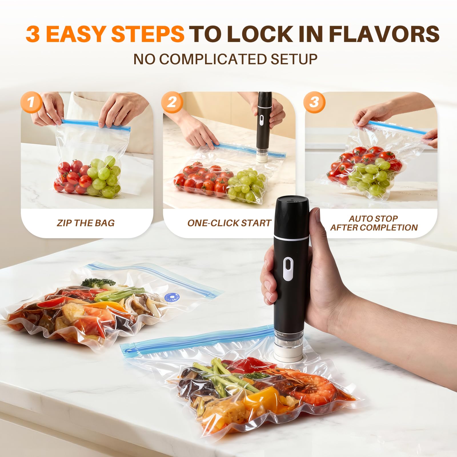 جهاز تفريغ الهواء للأطعمة، آلة - مراجعة Meal Prep Vacuum Sealer وسعره