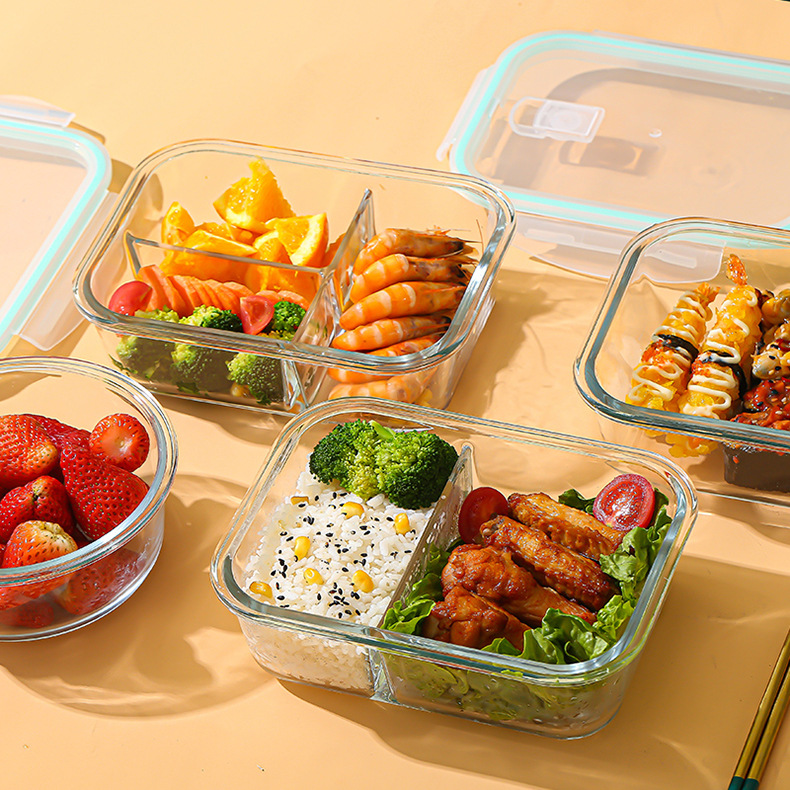 صندوق زجاجي لحفظ الطعام، مصنوع - مراجعة Meal Prep Glass Containers Oven Safe وسعره