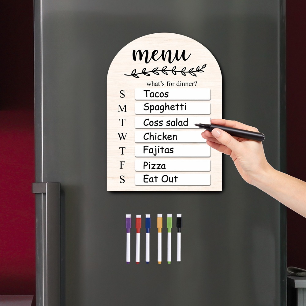 مخطط وجبات الثلاجة المغناطيسي  - مراجعة Meal Prep Plan وسعره