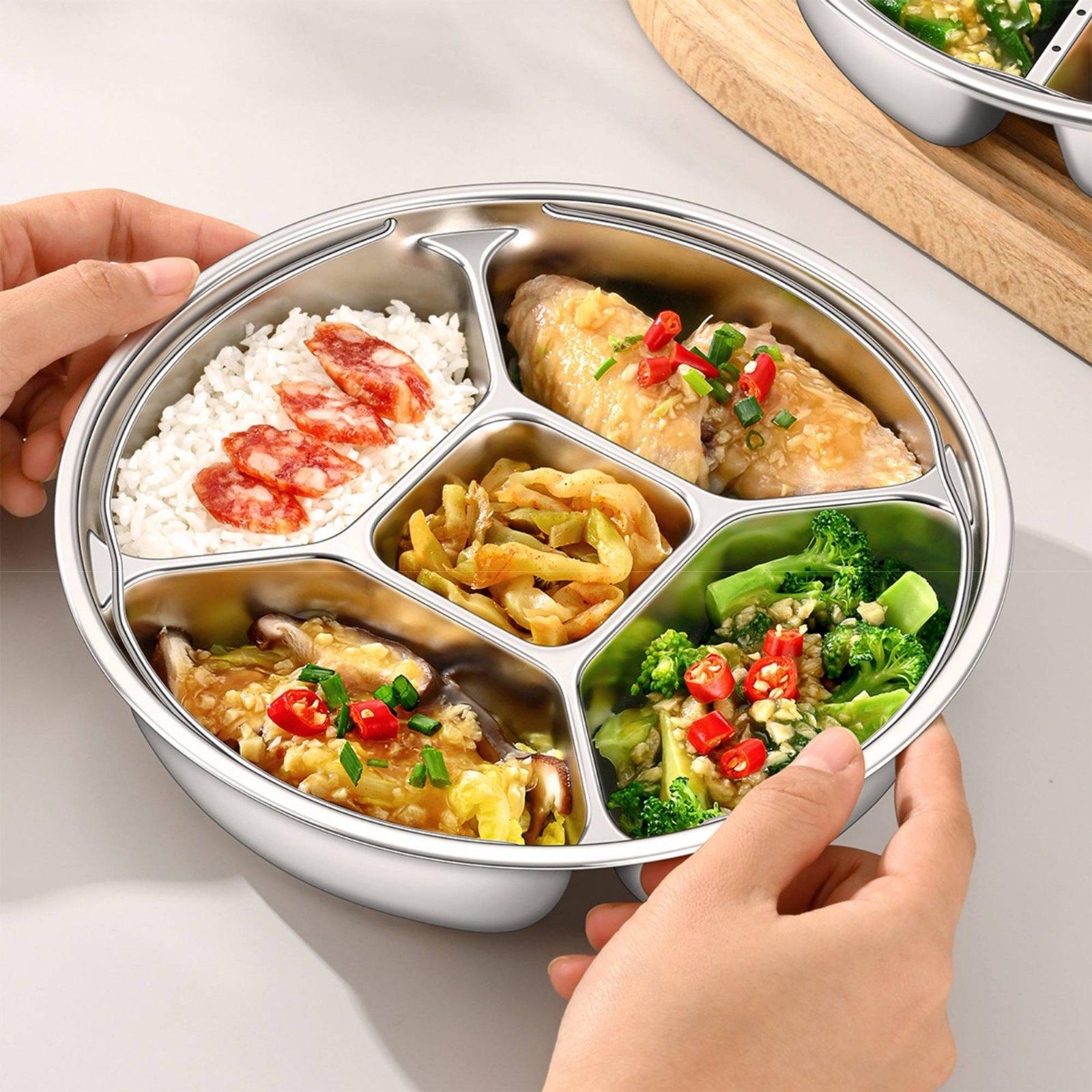 طبق متعدد الأقسام من الفولاذ ا - مراجعة Meal Prep Plan وسعره