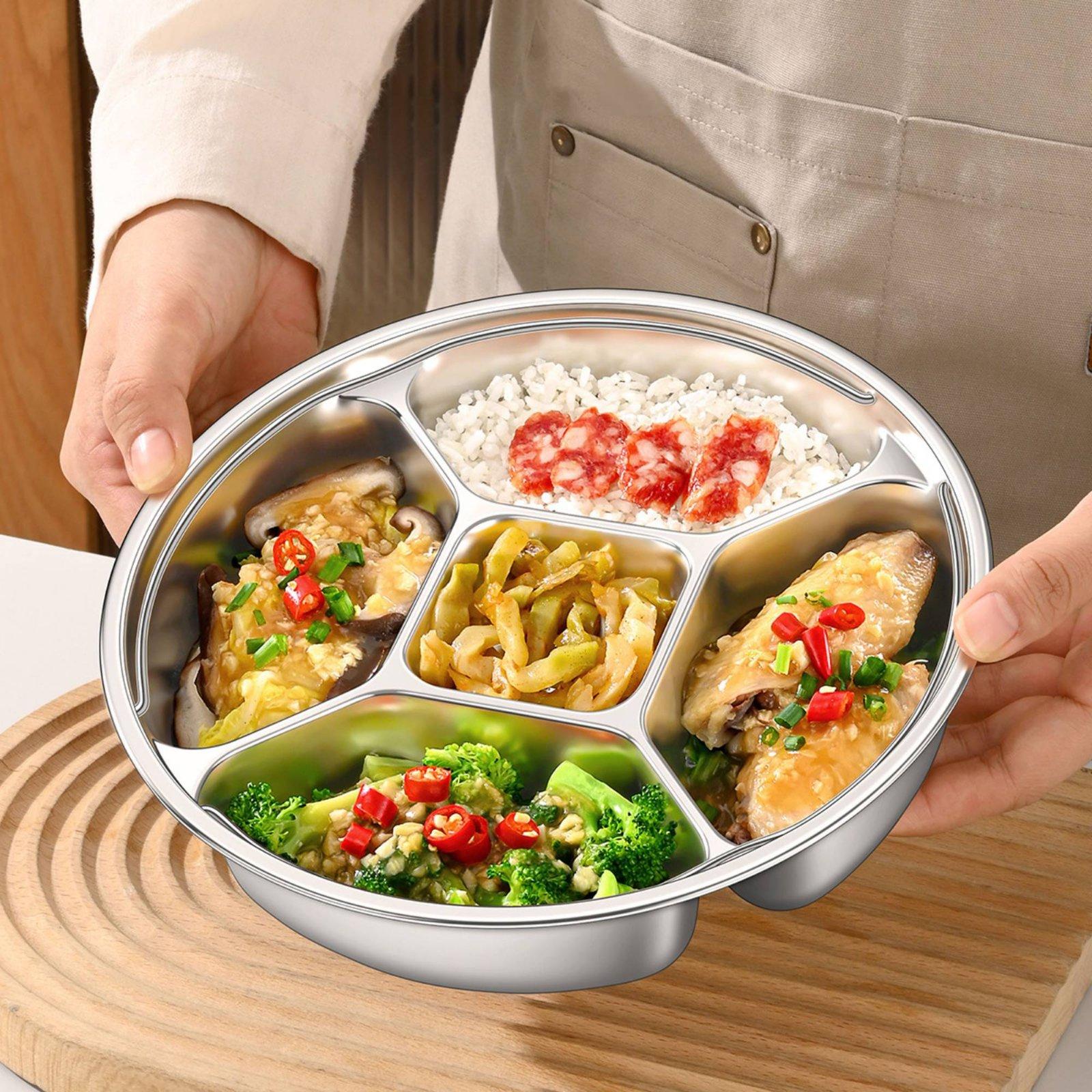طبق متعدد الأقسام من الفولاذ ا - مراجعة Meal Prep Plan وسعره
