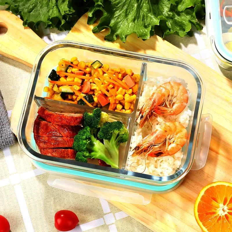 صندوق زجاجي لحفظ الطعام، مصنوع - مراجعة Meal Prep Glass Containers Oven Safe وسعره