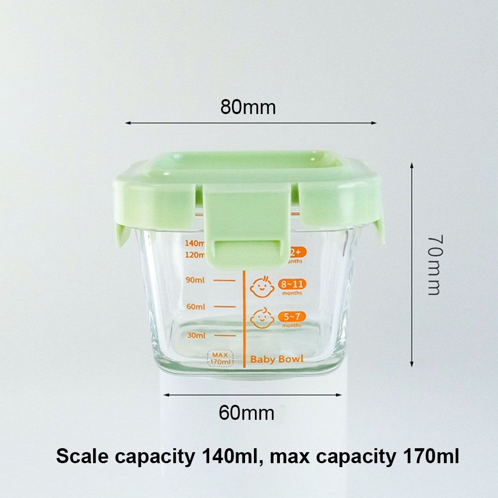 جديد 170 مللي صندوق تخزين المو - مراجعة Meal Prep Glass Containers Oven Safe وسعره