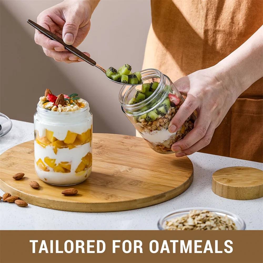 عبوات زجاجية سعة 16 أونصة مع أ - مراجعة Meal Prep Jar Salad وسعره