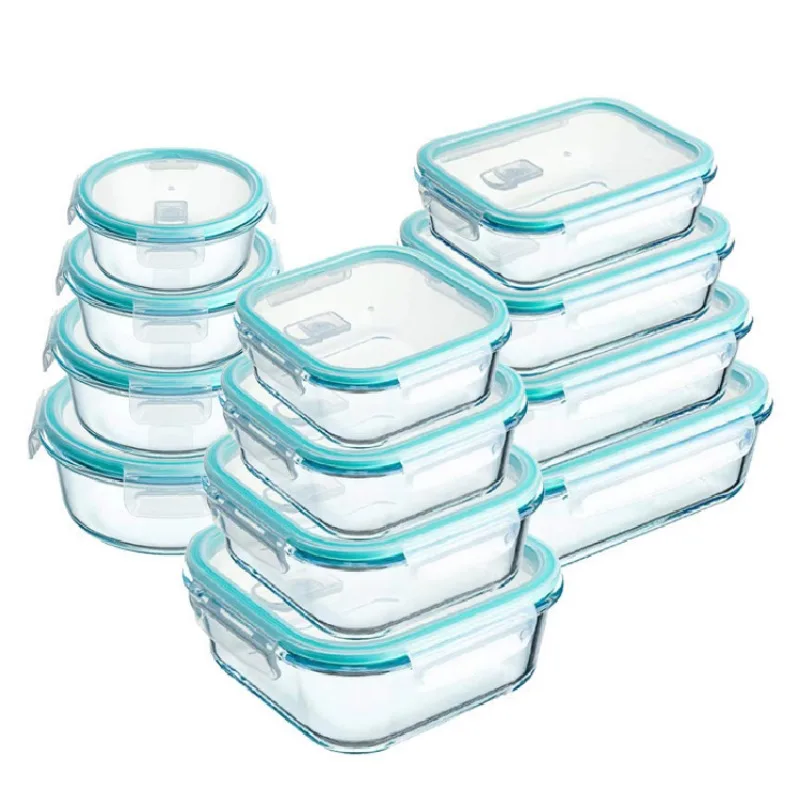 وعاء طعام زجاجي عالي البوروسيل - مراجعة Meal Prep Glass Containers Oven Safe وسعره