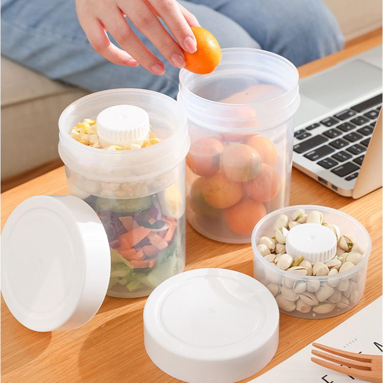 برطمانات السلطة مع أغطية إعداد - مراجعة Meal Prep Jar Salad وسعره