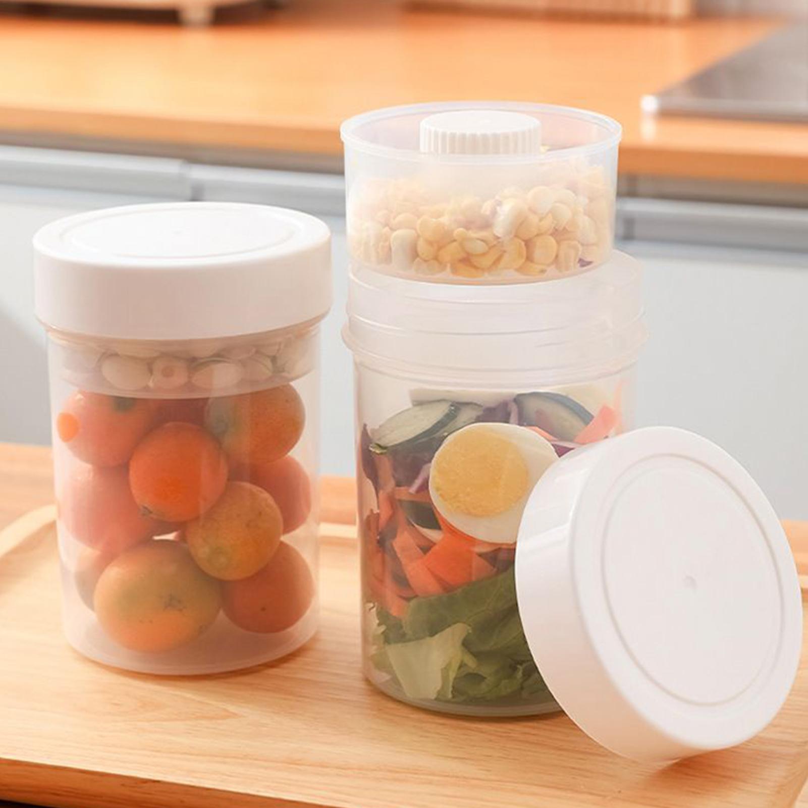 برطمانات السلطة مع أغطية إعداد - مراجعة Meal Prep Jar Salad وسعره