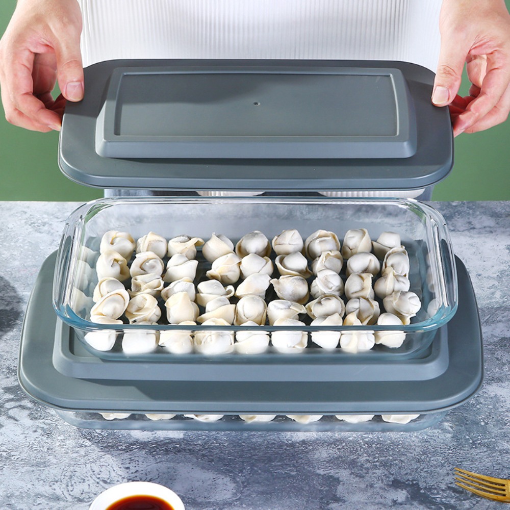 صينية خبز زجاجية مستطيلة متينة - مراجعة Meal Prep Glass Containers Oven Safe وسعره